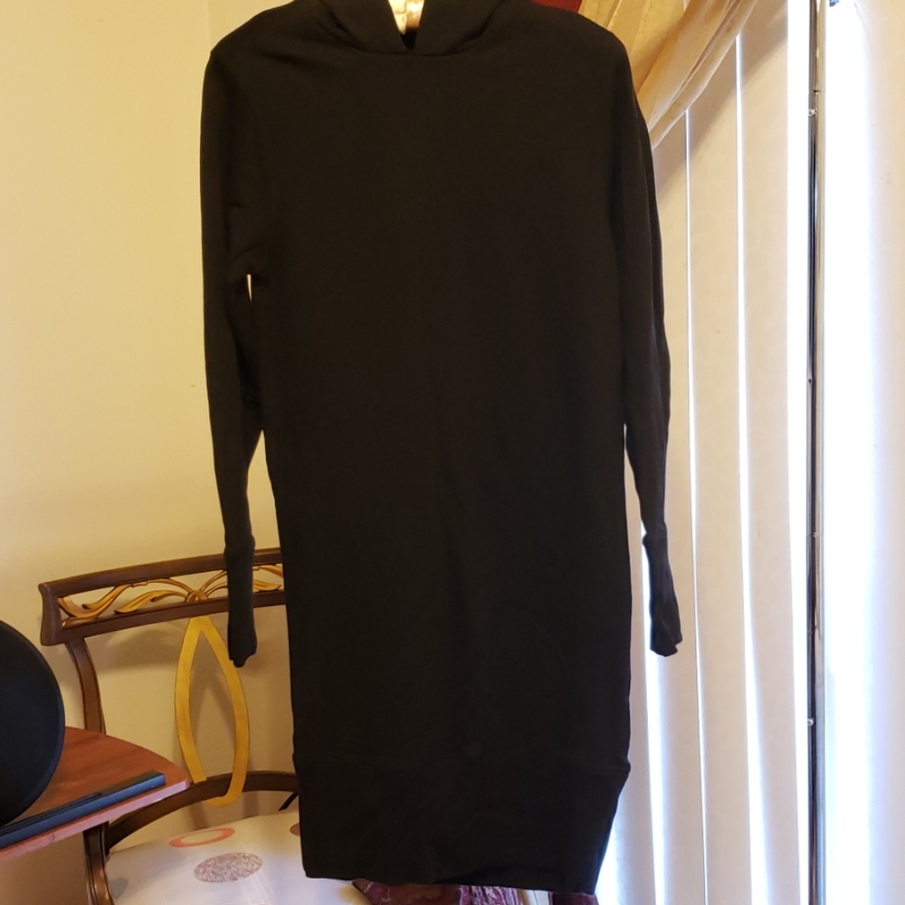 Jersey hooded shirt/dress